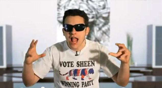 Charlie Sheen - President 2012